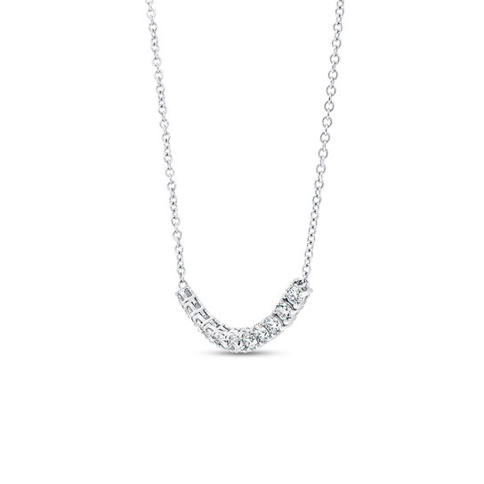 Uneek Tennis White Gold and Diamond Pav&eacute; Bar Pendant NK0016TW image number 1