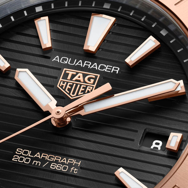 Aquaracer Professional 200 40 mm Solargraph en acier inoxydable