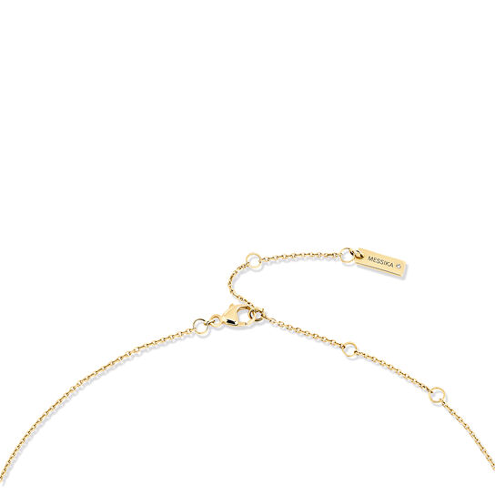 Fiery Yellow Gold and Diamond Pendant .10ct image number 1