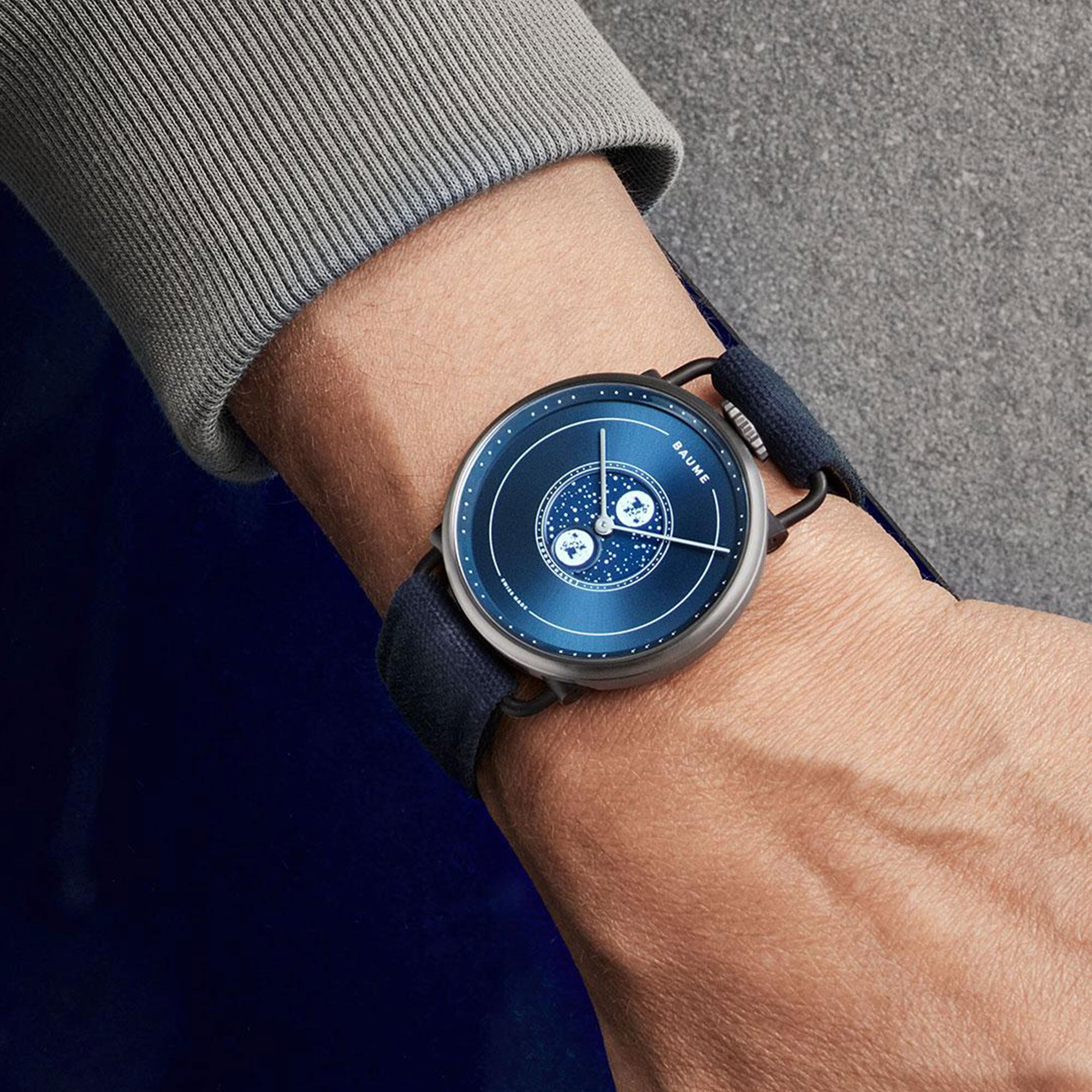 Baume and mercier moonphase watch store