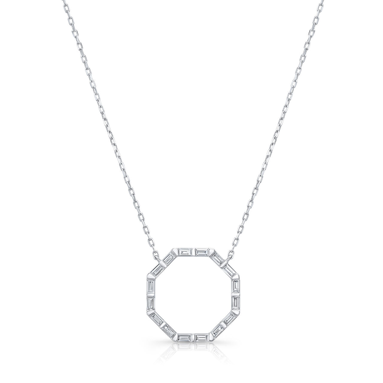 Uneek Icons White Gold and Diamond Pendant NK2971PH image number 0