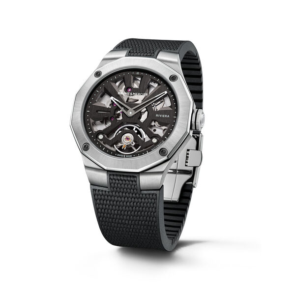 Riviera 42 mm Skeleton automatique en acier inoxydable