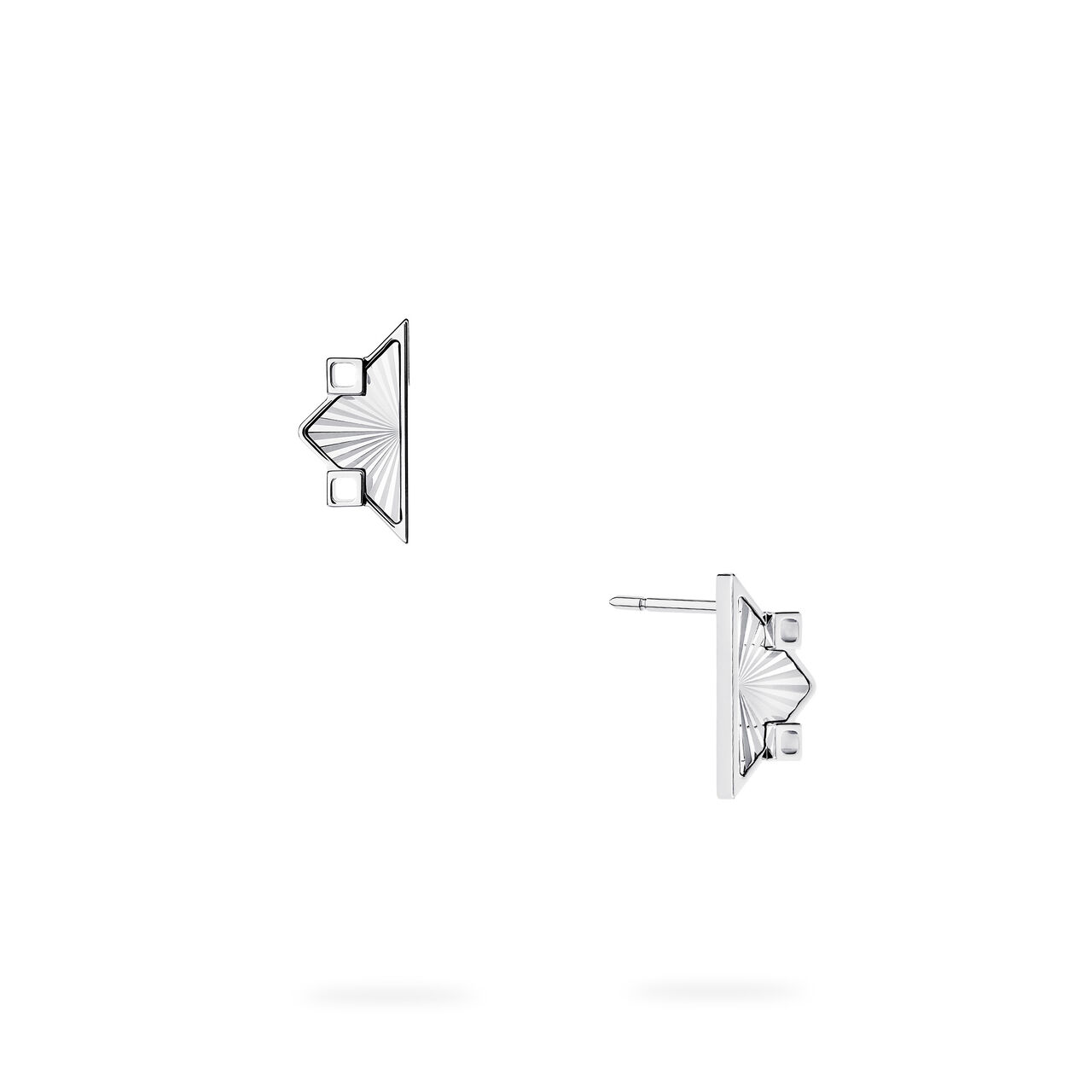 Birks Muse Silver Earrings image number 0