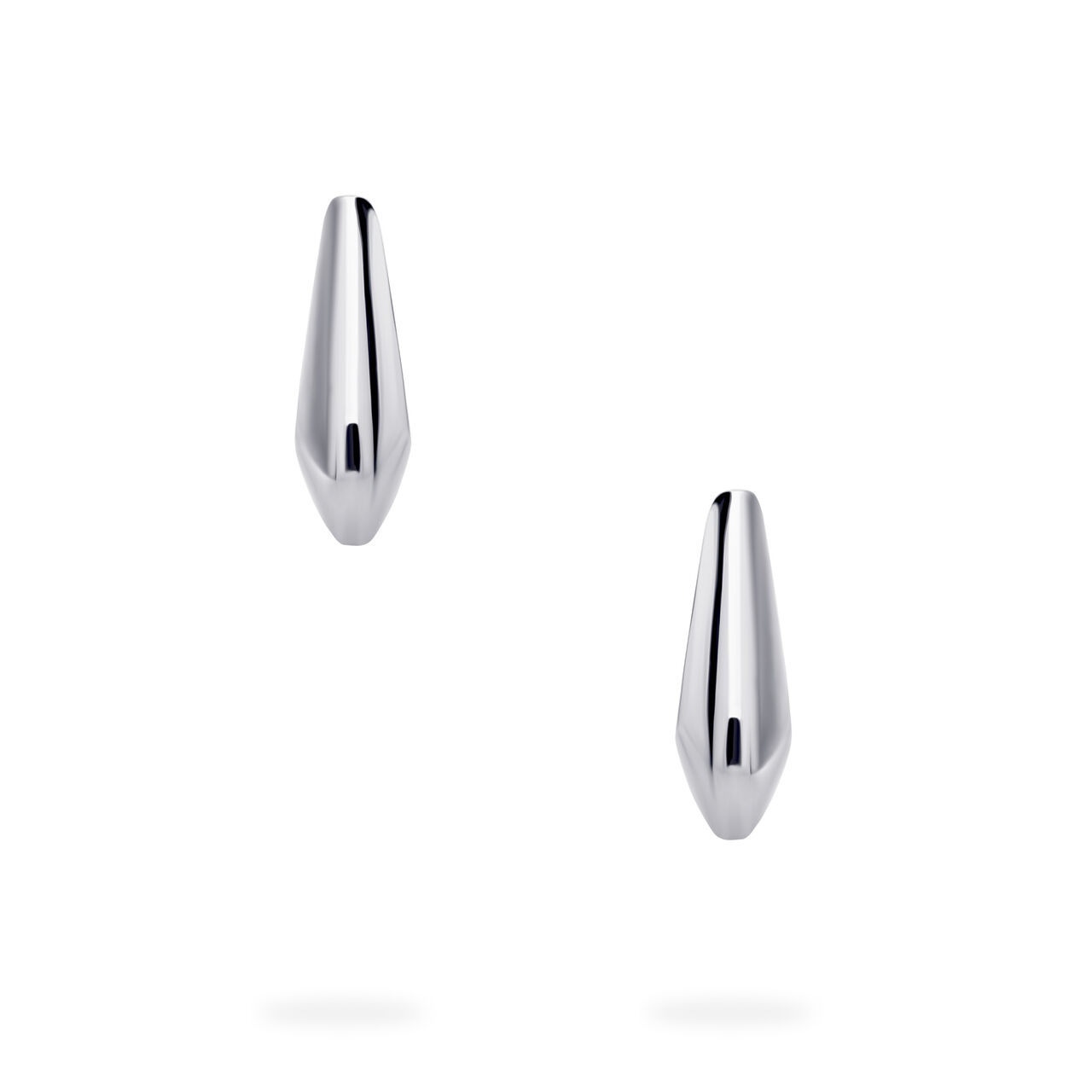 Birks Essentials Sterling Silver Square Huggie Earrings image number 2