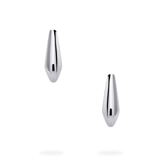 Birks Essentials Sterling Silver Square Huggie Earrings image number 2
