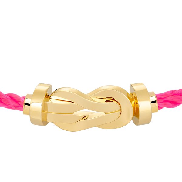 Bracelet cable Chance Infinie en or jaune, grand modèle