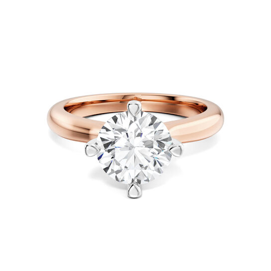 Birks Nordic Light Rose Gold Round Solitaire Diamond Engagement Ring image number 0