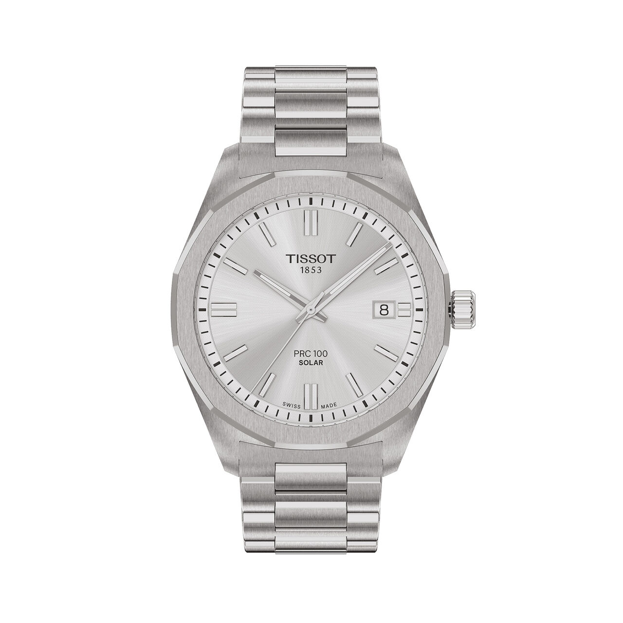 Tissot PRC 100 Solar Solar Quartz 39 mm Stainless Steel &ndash; T1514221103100 image number 0