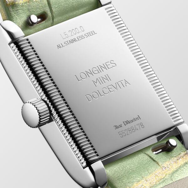 Mini DolceVita Quartz 21 X 29 mm Stainless Steel and Diamond