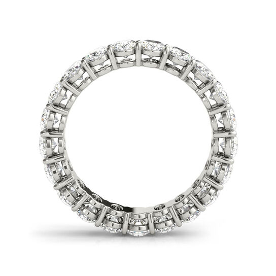 3.15 ct Oval Cut Diamond Eternity Wedding Band-6.5 image number 3