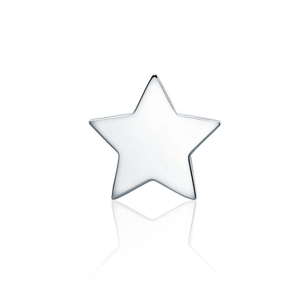 Boucle d'oreille unique sur clou étoile en argent pour enfants