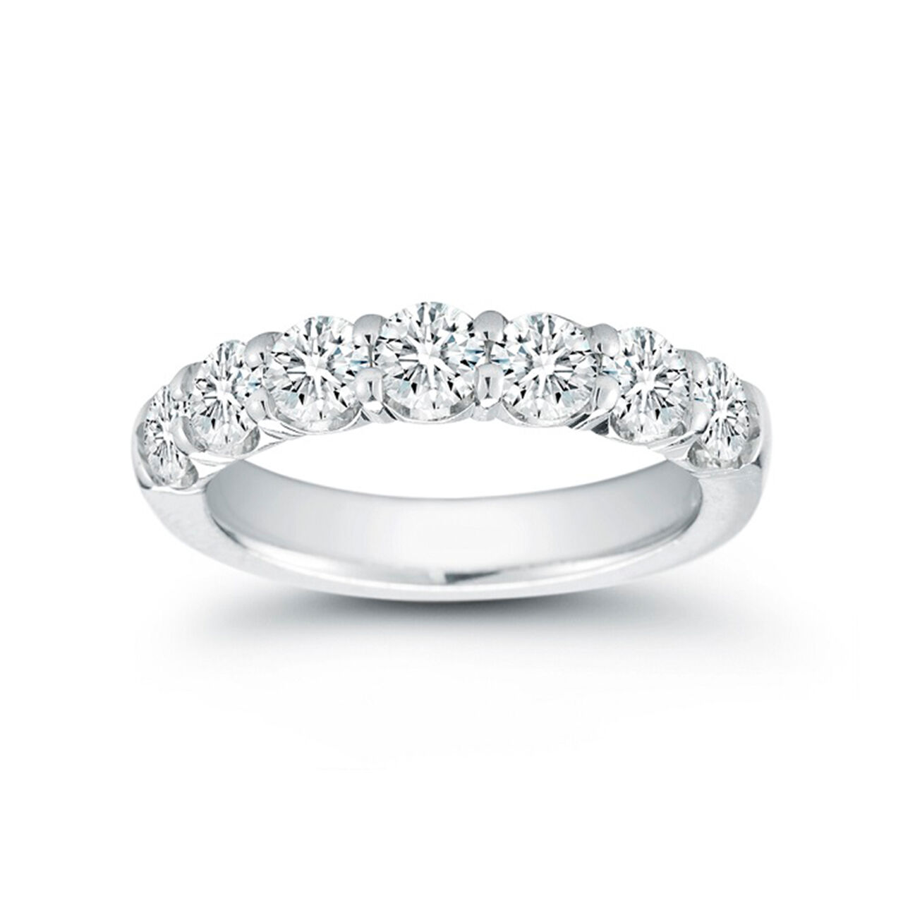 Bijoux Birks White Gold And 1.75Ct Diamond Wedding Band image number 0