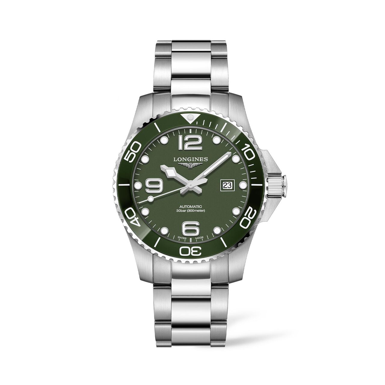 maison birks longines hydroconquest automatic steel & ceramic 43mm l37824066 image number 0