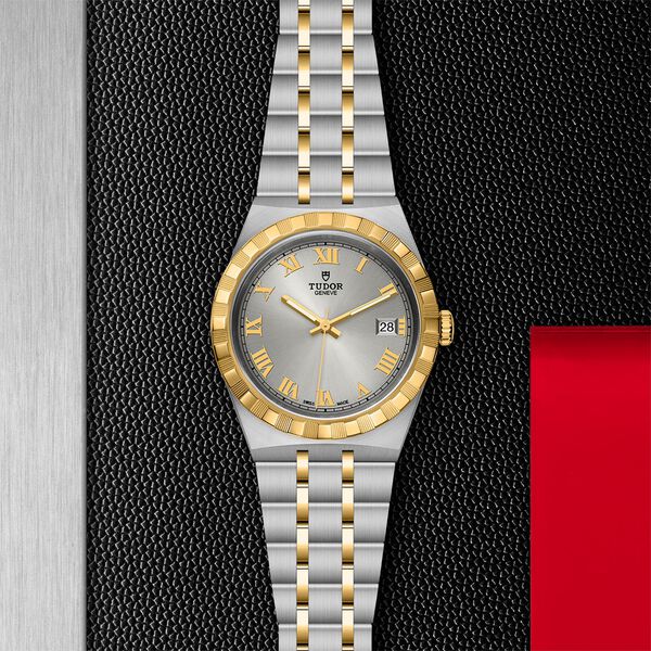 Royal Automatic 38 mm Yellow Gold and Stainless Steel
