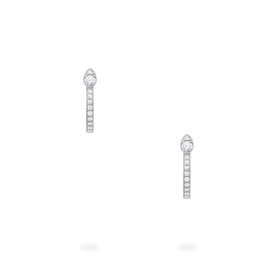 Birks Splash PavÃ© Diamond Hoop Earrings image number 2