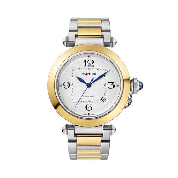 Pasha de Cartier Automatic 41 mm Yellow Gold & Stainless Steel