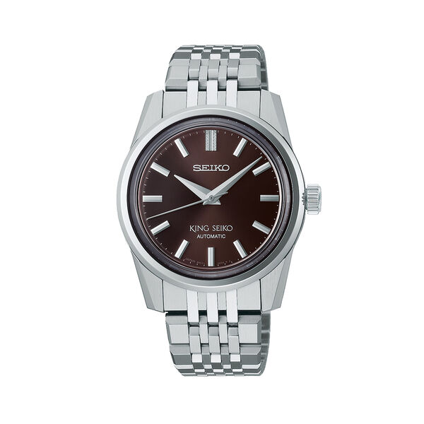King Seiko 37 mm automatique en acier inoxydable