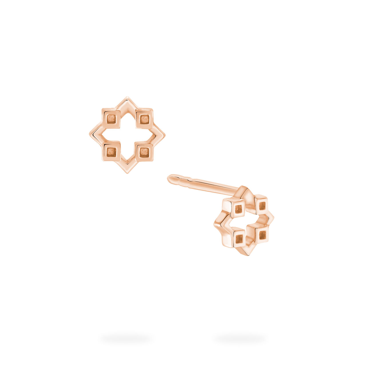 Birks Iconic Boucles d'oreilles en or rose Muse image number 0