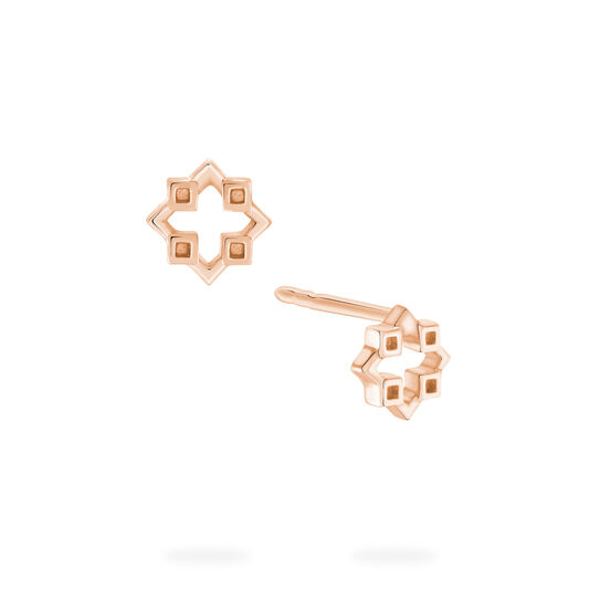 Birks Iconic Boucles d'oreilles en or rose Muse image number 0