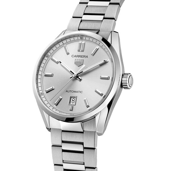 Carrera 39 mm automatique en acier inoxydable