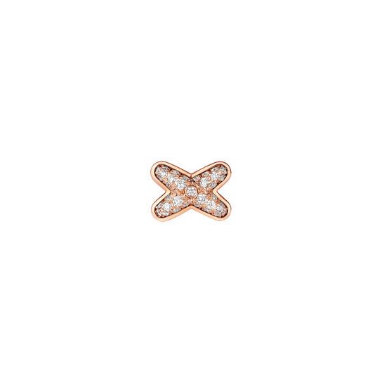 Chaumet Jeux De Liens Rose Gold and Diamond Pavé Single Stud Earring image number 0