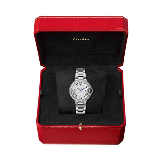 ballon bleu cartier automatic 33 steel diamond w4bb0023 box image number 2