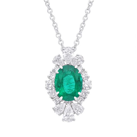 maison birks salon fancy emerald diamond pendant sg15813p ru front image number 0