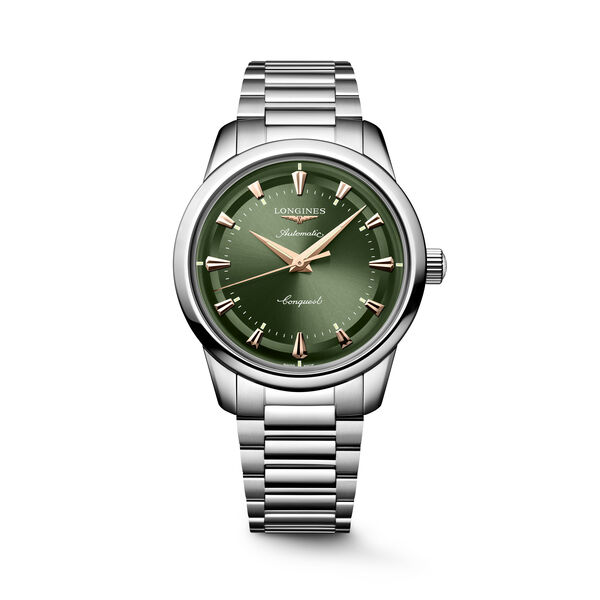 Conquest Heritage Automatic 40 mm Stainless Steel
