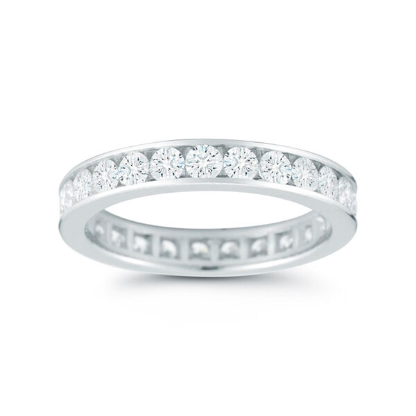Alliance éternité sertie de 1.75 ct de diamants