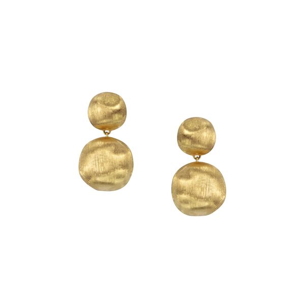 Africa Yellow Gold Earrings