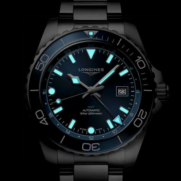 HydroConquest GMT 43 mm Stainless Steel