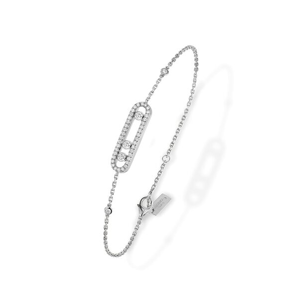 Baby Move White Gold Diamond Pavé Bracelet