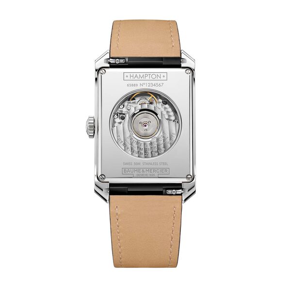 Hampton 48 X 31 mm petites secondes automatique en acier inoxydable