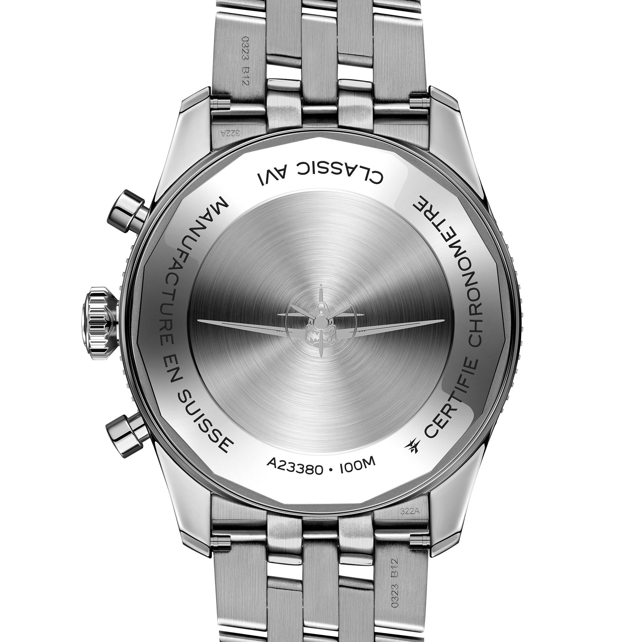 Classic AVI Curtiss Warhawk Automatic Chronograph 42 mm Stainless Steel