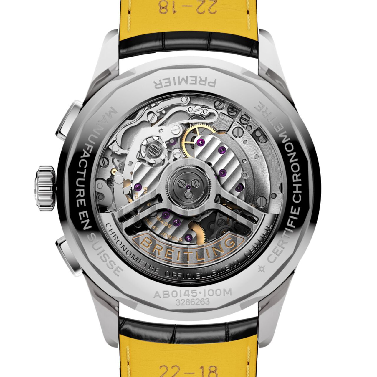 Breitling Premier BO1 Chronograph Automatic 42 mm SS AB0145221B1P1 Back image number 2