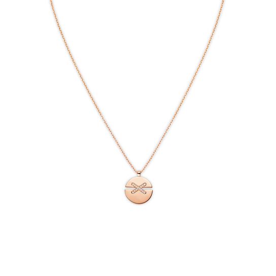Chaumet Jeux De Liens Harmony Medium Rose Gold Diamond Necklace image number 0