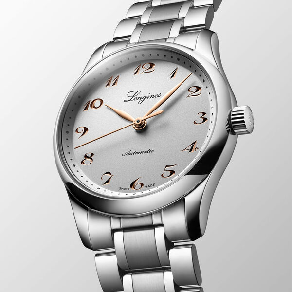 Master 34 mm automatique en acier inoxydable