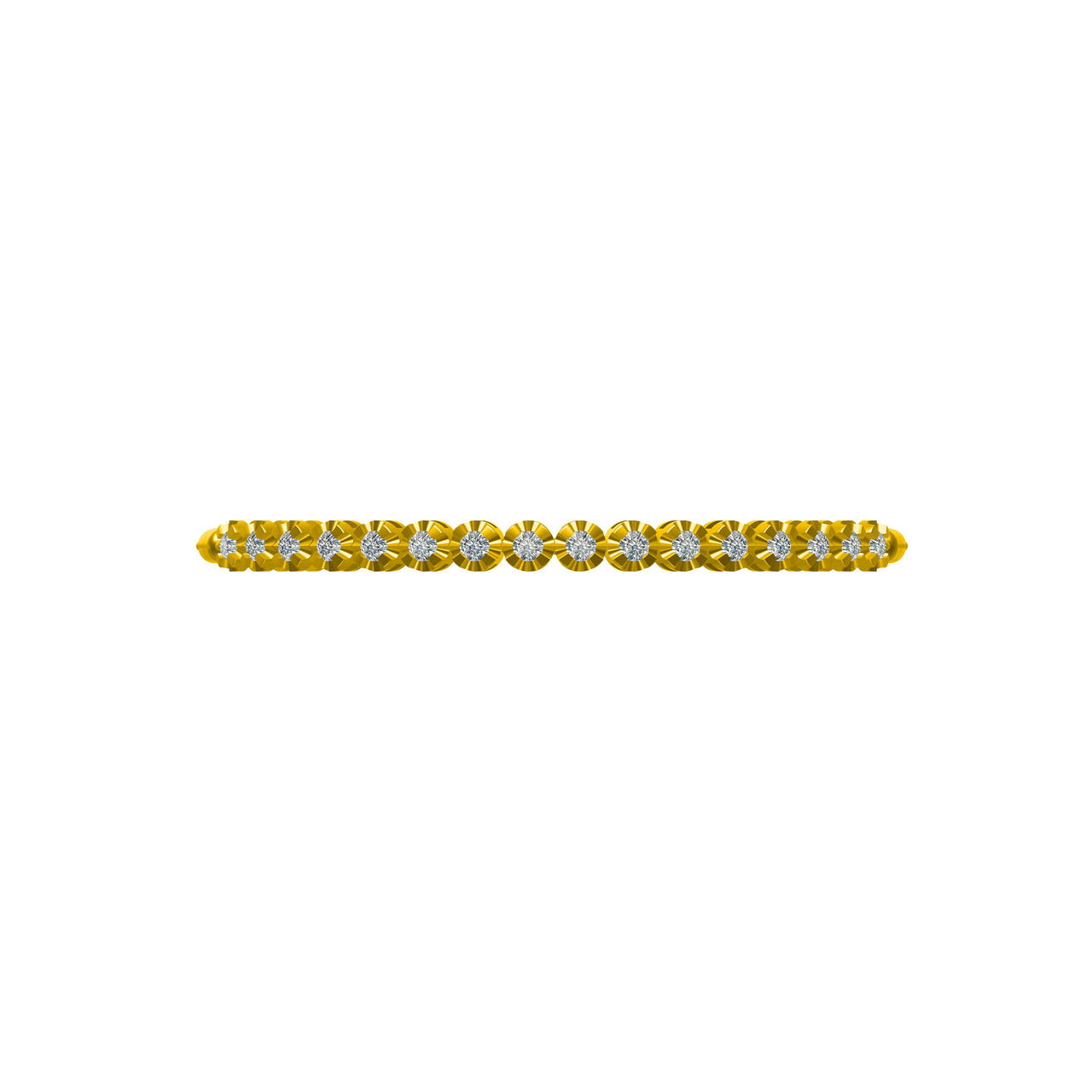black-friday-yellow-gold-and-diamond-bolo-bracelet-hbr01475ly image number 1