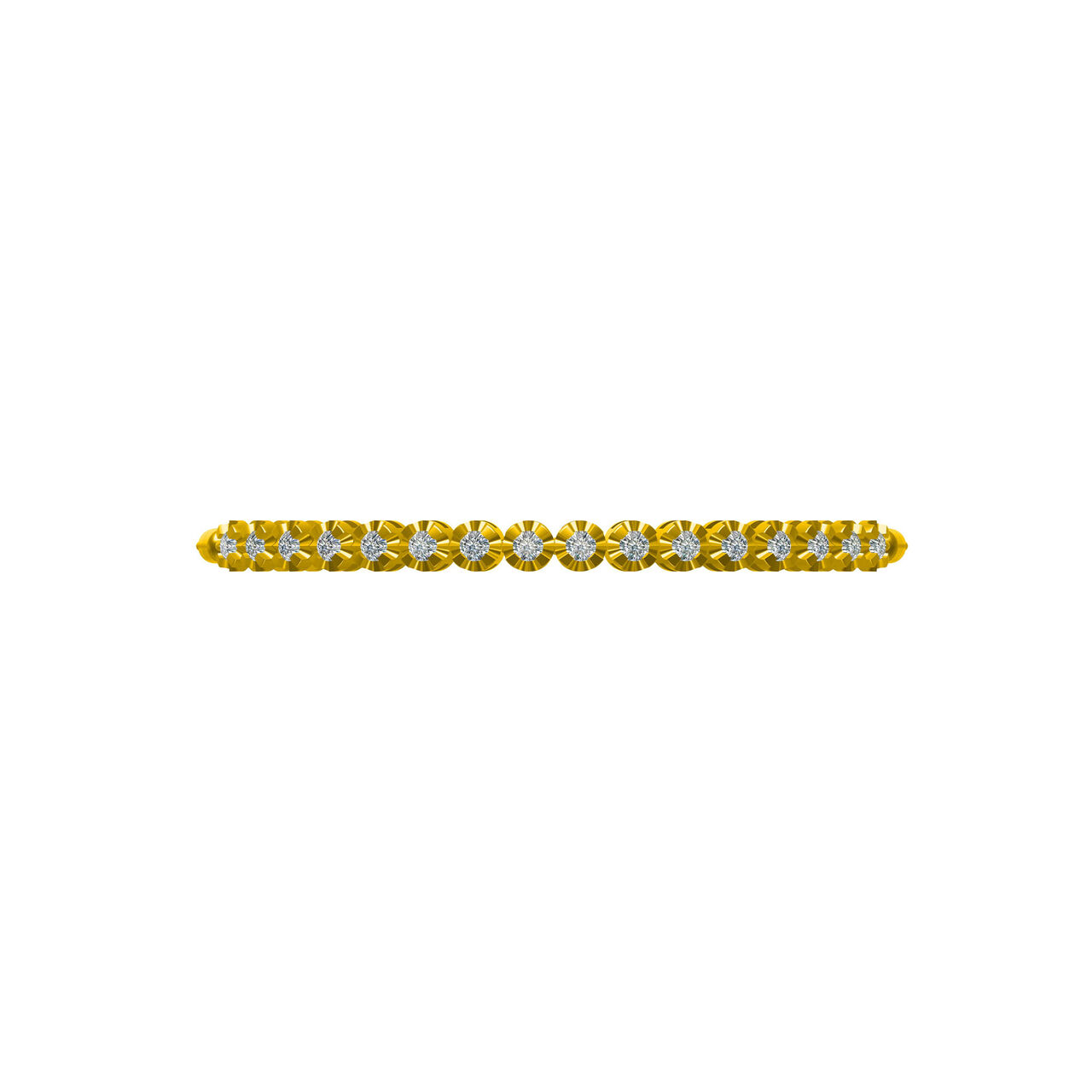black-friday-yellow-gold-and-diamond-bolo-bracelet-hbr01475ly image number 1