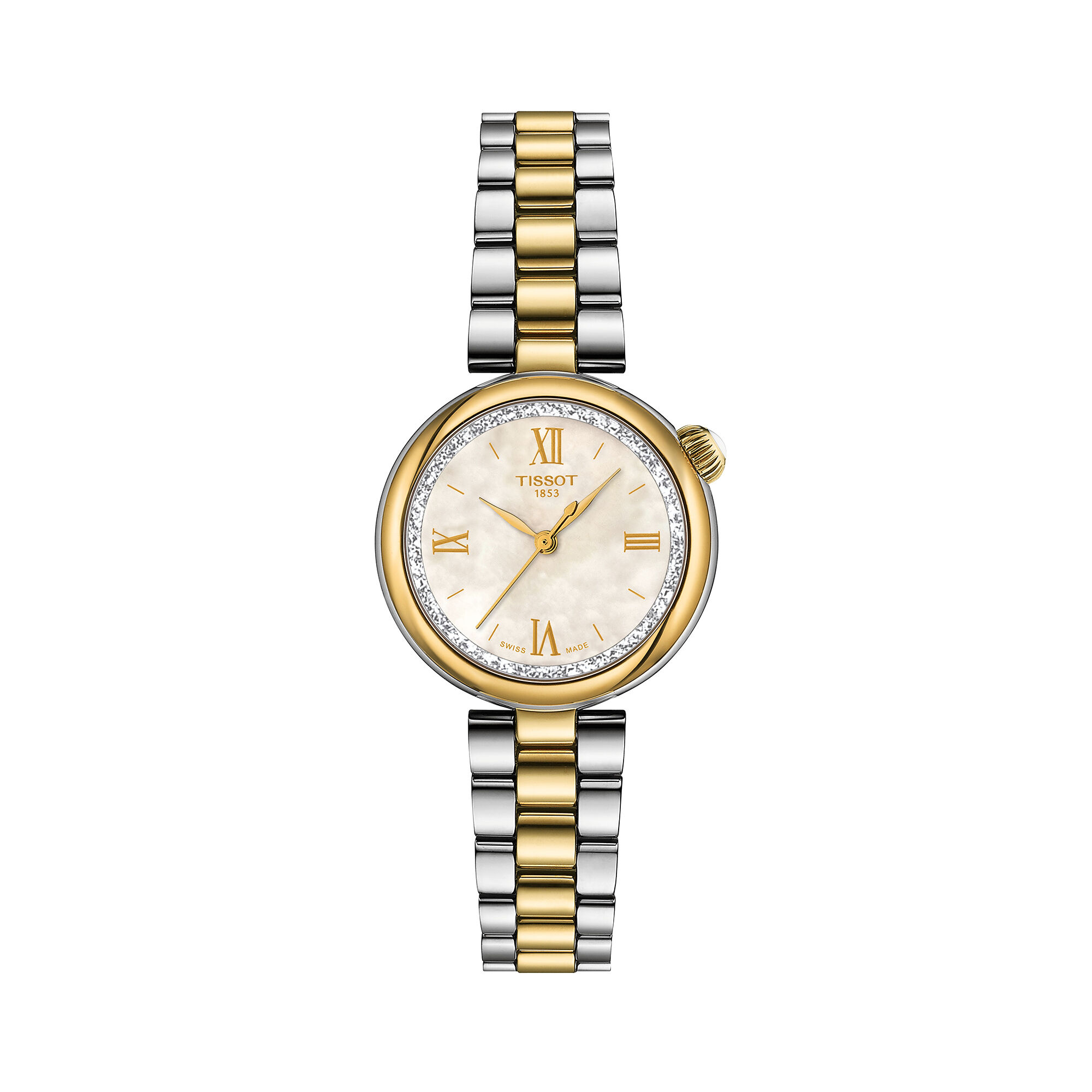 Desir Quartz 28 mm Stainless Steel and Yellow Gold PVD