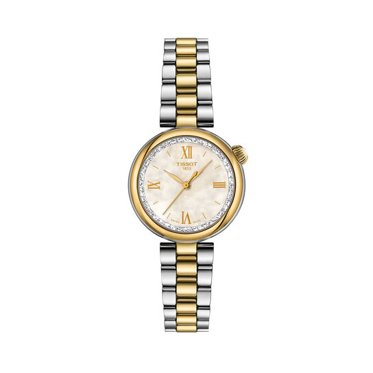 Tissot Desir Quartz 28 mm Stainless Steel and Yellow Gold PVD &ndash; T1520102211801 image number 0