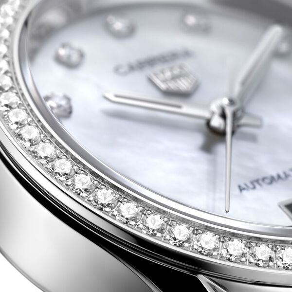 Carrera Automatic 29 mm Stainless Steel and Diamond