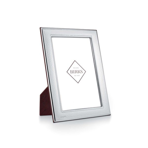 Silver-Plated Hammered Frame (7 X 9 Inches)