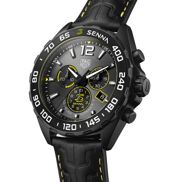 Formula 1 X Senna Quartz Chronograph 44 mm DLC Stainless Steel
