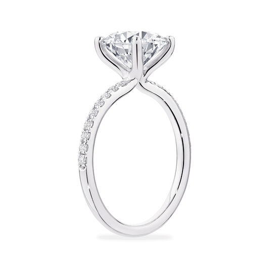 birks-rosee-du-matin-round-solitaire-diamond-engagement-ring-diamond-band-angle image number 3
