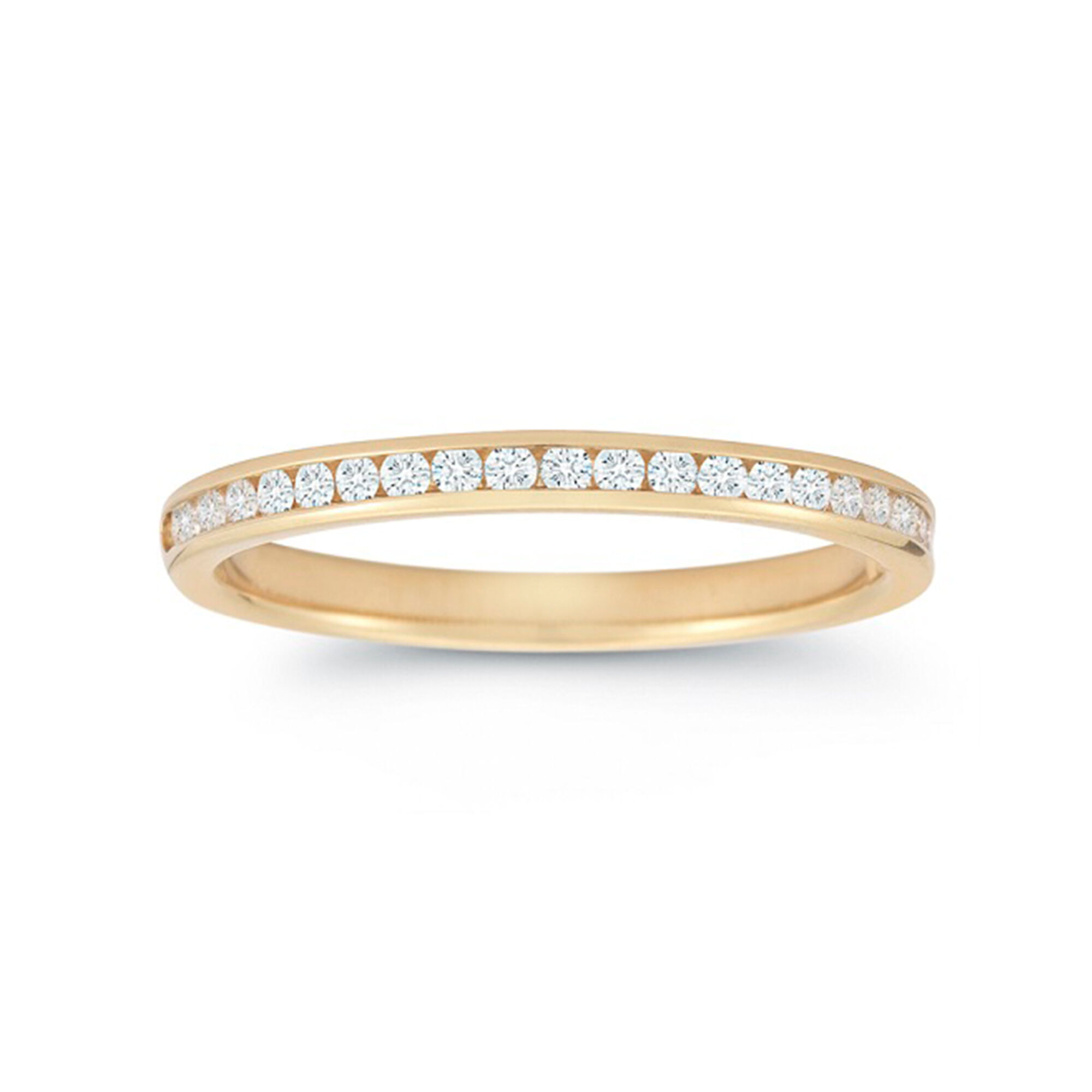 Bijoux Birks Diamond Wedding Band For Her in Yellow Gold