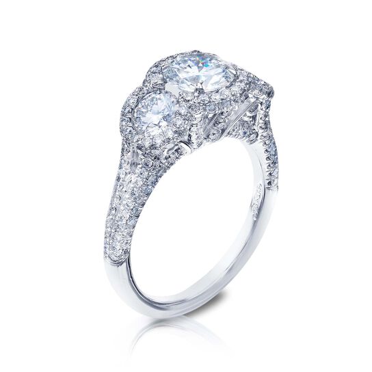 jb star 3 stones round diamond engagement ring 0481 007 standing image number 1
