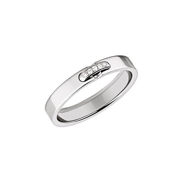 Alliance Liens Évidence en platine et diamants
