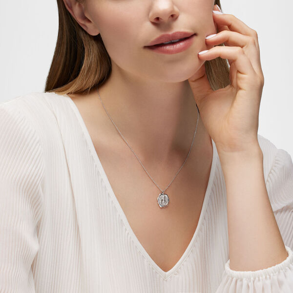 Zodiac Leo Pendant in Sterling Silver