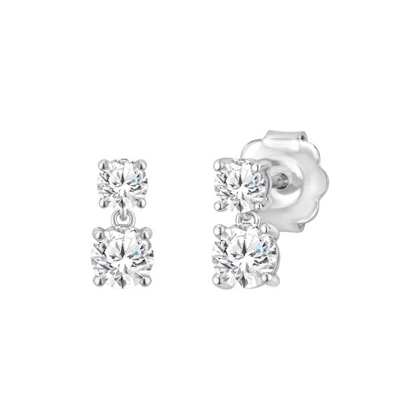 White Gold Diamond Earrings